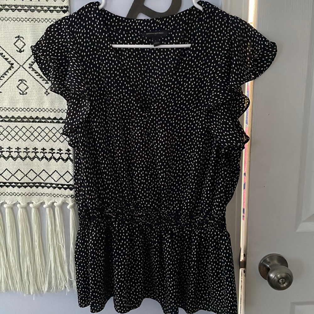 Polka dot blouse-Banana Republic